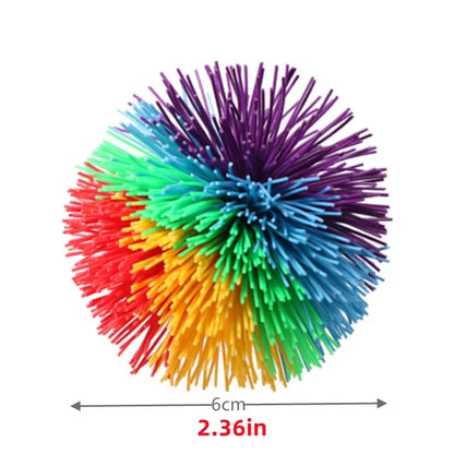 6/8/10cm Jugging Ball Colorful Rubber Wire Ball Toy For Kids Anti-Stress Stretchy Ball Children's Novelty Toys Funny Rubber Toy