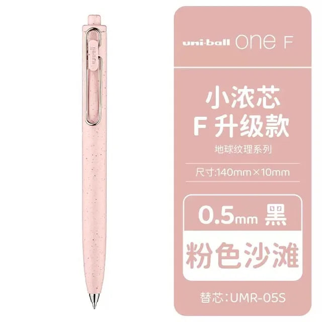 New Japan UNI Small Thick Core Gel Pen UMN-SF Summer Limited Thick Black Uniball One Low Center of Gravity Uniball Signature Pen