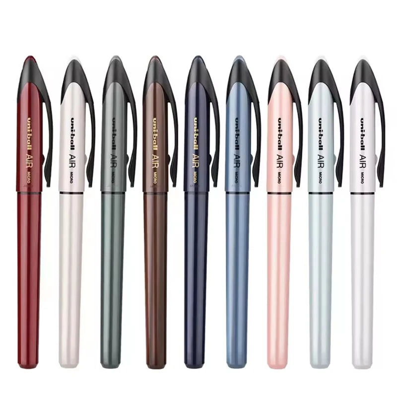 Uni Ball Air Micro Gel Rollerball Pen UBA-188 0.5/0.7MM Japanese Stationery Black Technology Straight Liquid Free Control Ink