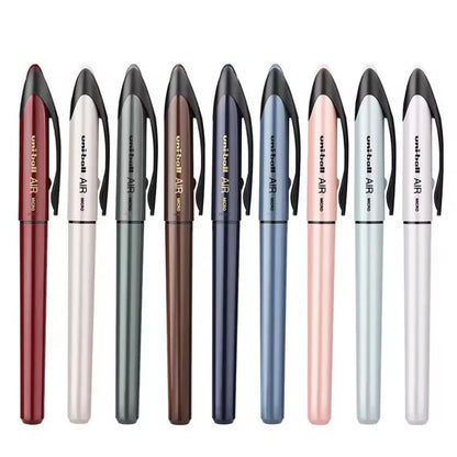 Uni Ball Air Micro Gel Rollerball Pen UBA-188 0.5/0.7MM Japanese Stationery Black Technology Straight Liquid Free Control Ink