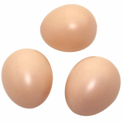 30 Pcs Plastic Fake Eggs Hen Hatching Simulation Laying Hen House Fake Eggs Farm Animal Supplies Children's Toys Painting Eggs