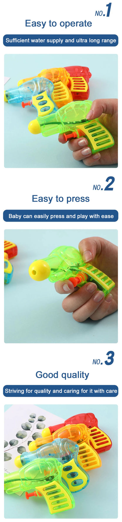 Children Mini Water Gun Toys Summer Outdoor Sports Party Activity Toys Plastic Multiple Styles Children Day Gifts for Kids TMZ