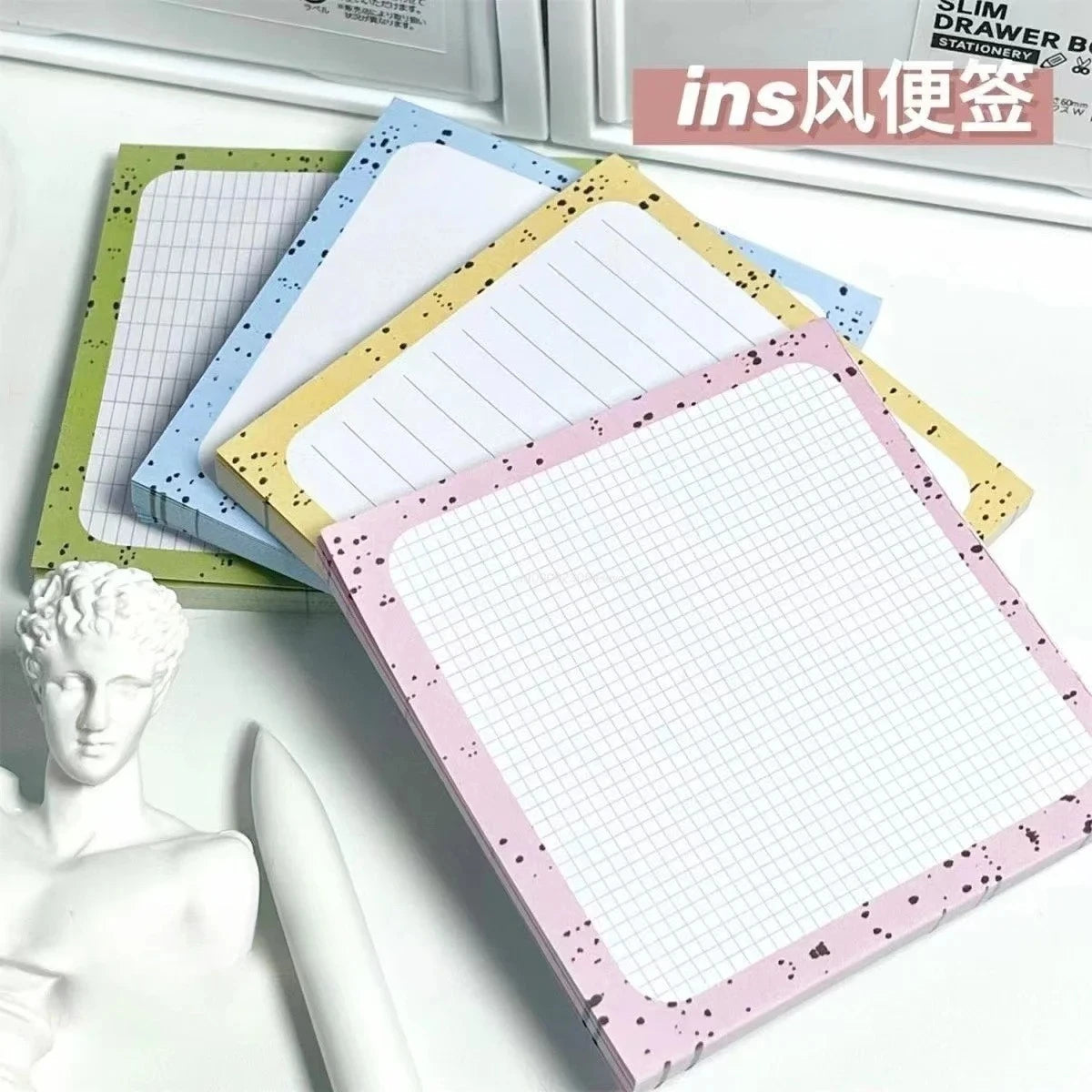 100 Pads/Pack Sticky Note Inches Posted it Sticky Note Pads Notepads Posits School Stationery office Supplies back to school