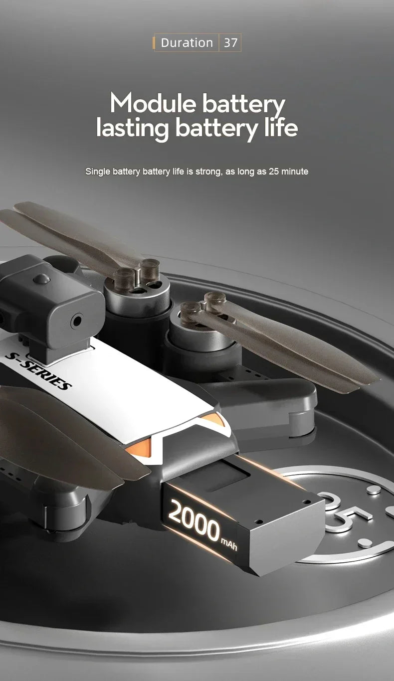 Lenovo S2S Mini Drone 8K HD Professional 4K Dual Camera Obstacle Avoidance Brushless Motor Foldable Rc Quadcopter Toys Gift