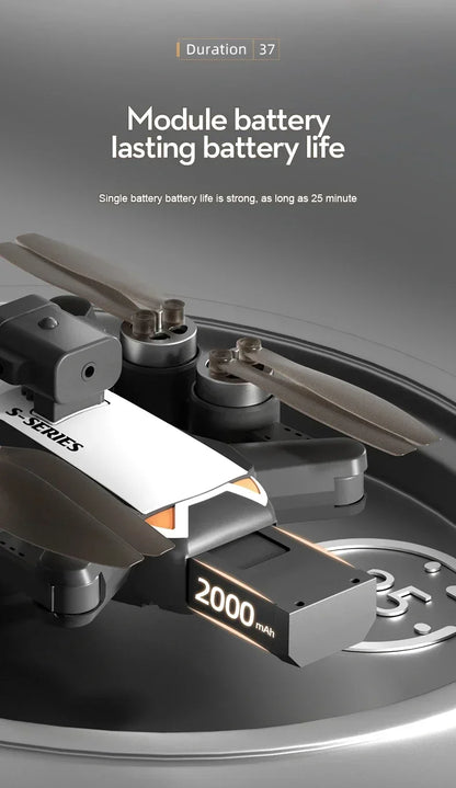 Lenovo S2S Mini Drone 8K HD Professional 4K Dual Camera Obstacle Avoidance Brushless Motor Foldable Rc Quadcopter Toys Gift