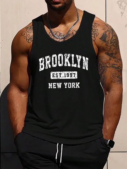 Summer Daily Casual Men's Tank Top Urban Street Fashion Men's Tank Top Outdoor Sport Men's Sleeveless T-shirt 3D Printing