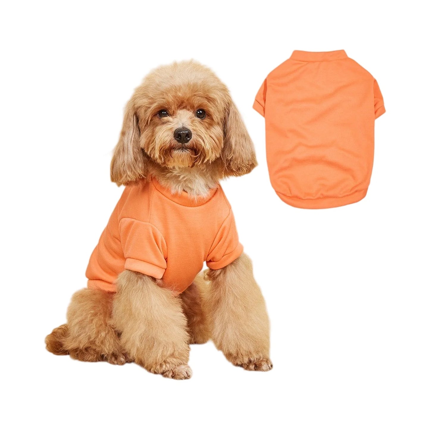 Breathable Dog T-shirt Solid Comfortable Thin Vest For Dogs Cute Summer Pet Clothes Dog Vest Tops Pet Supplies