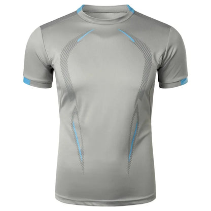 Summer Gym Breathable T Shirt Men Quick Drying Jogging Tops Men Lightweight Training Tees Fitness Tops Running Sweatwear