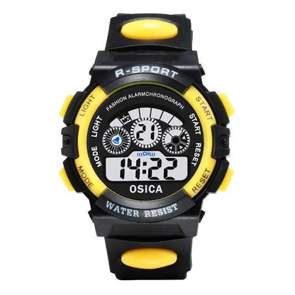 Children Luminous Electronic Watches Dial Waterproof Multi-function Alarm Clocks LED Digital Wrist Watch for Boys and Girls