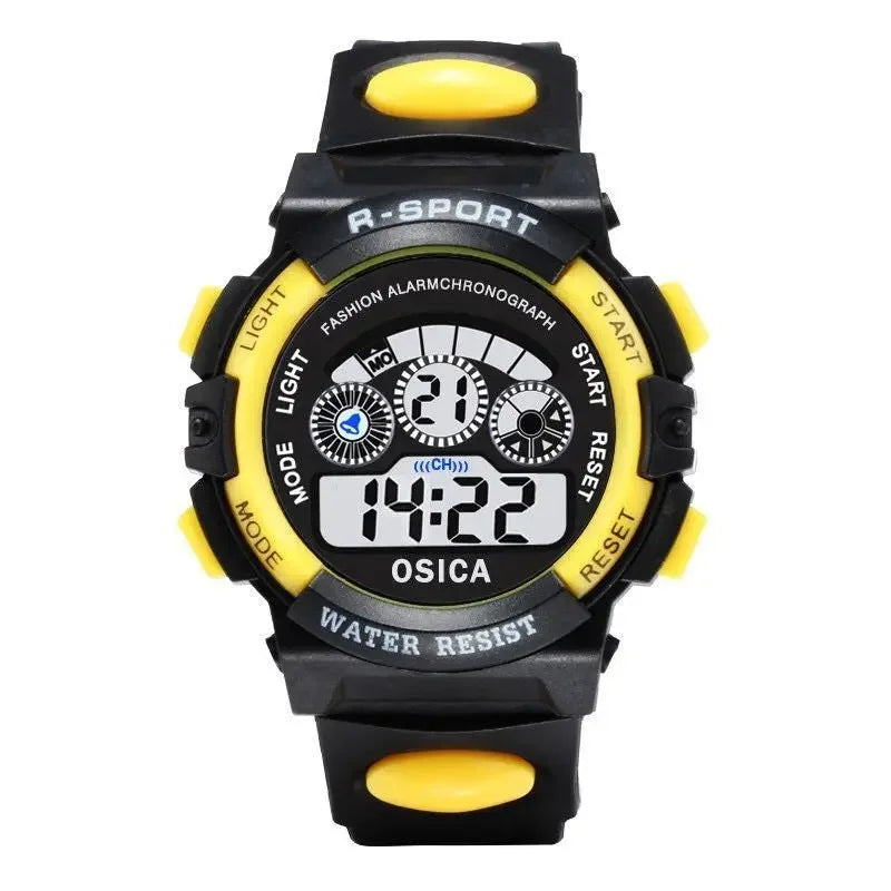 Children Luminous Electronic Watches Dial Waterproof Multi-function Alarm Clocks LED Digital Wrist Watch for Boys and Girls