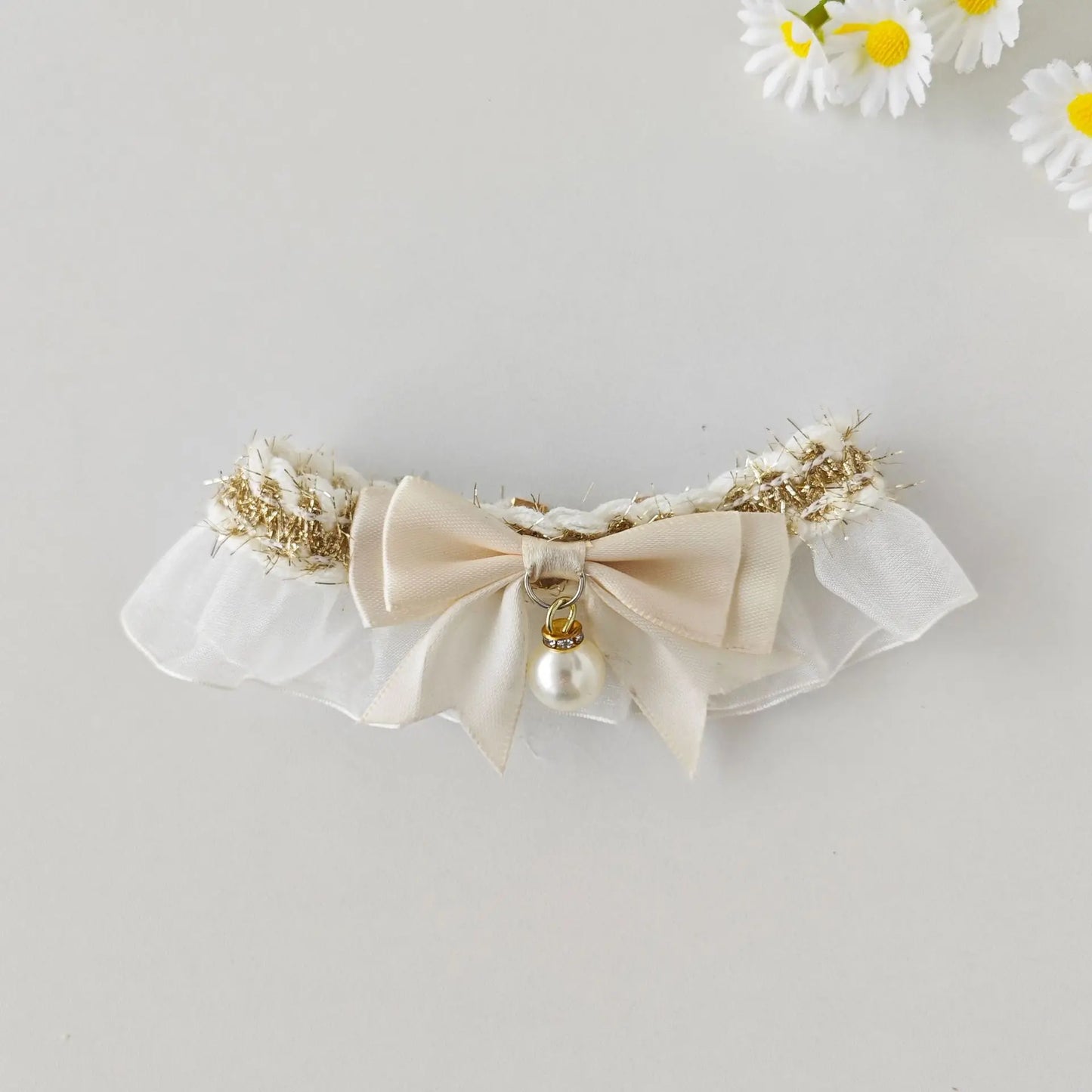 Cat Collar Dog Drool Towel Decoration Pet Bib Necklace Lace Bow Tie Scarf Neck Loop Puppy Accessories Pet Supplies