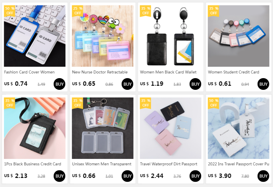 Credit Card Cover Women Aluminum Alloy Work Name Card Holders Case Business Work Card ID Badge Lanyard Holder Metal Bags