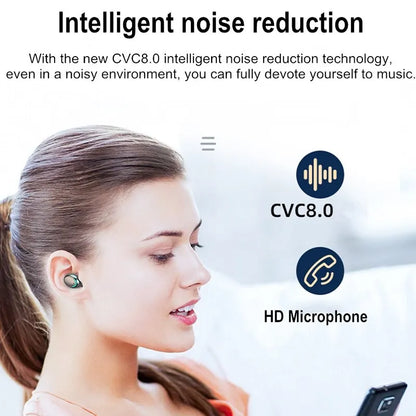 New TWS F9 Wireless Bluetooth Headset 5.0 Earphones Bluetooth Headphones with Mic Earbuds 2000mAh Charger Box LED Display Fone
