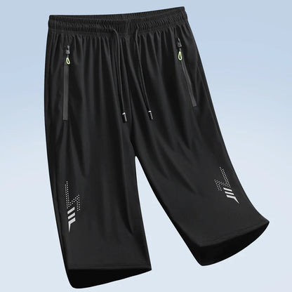 New Quick Dry Jogging Fitness Shorts Men Summer Sports Running Shorts Lightweight Bottoms Thin Breathable Beach Short Pants Male