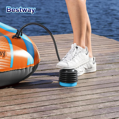 Bestway 61136/61140/61142/61146 1-3 Person Heavy Duty Inflatable Kayak - Long Lasting PVC Rafting Adventure Boat for Thrilling