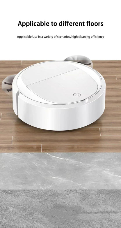 Long battery life Automatic Sweeping Robot Portable Mini Home Vacuum Cleaner USB Rechargeable Wet Dry 3-in-1 Sweeping Machine