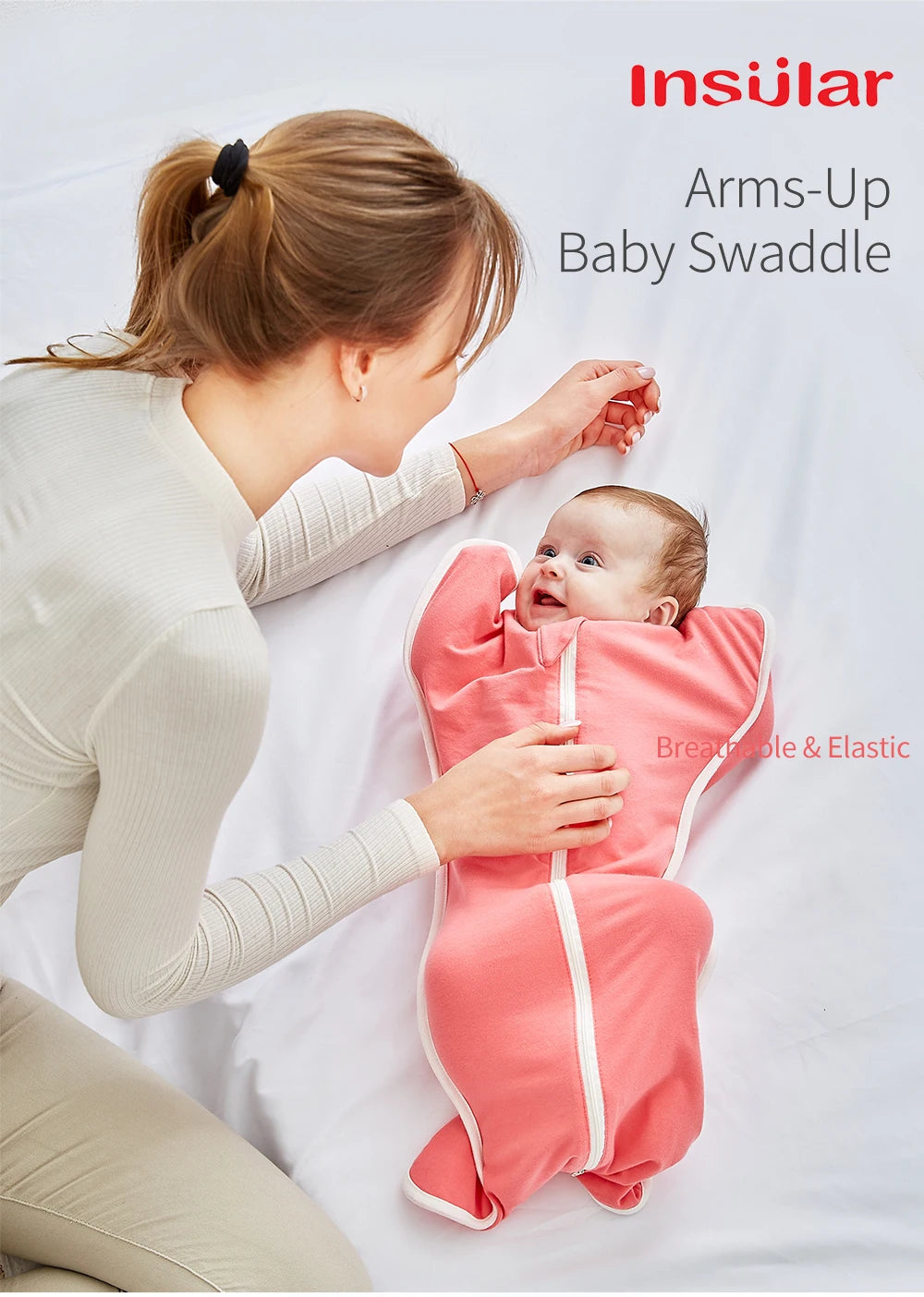 INSULAR New Cotton Baby Sleeping Bag Four Seasons Zipper Bags Newborn Baby bags Wrap Sleepsacks Baby Bedding Swaddling Sleepwear