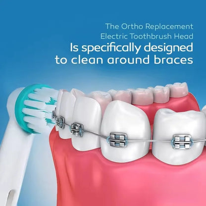 4/8/16 Pcs Interproximal Clean Replacement Brush Heads For Oral B Professional Ortho Orthodontic Electric Toothbrush Heads
