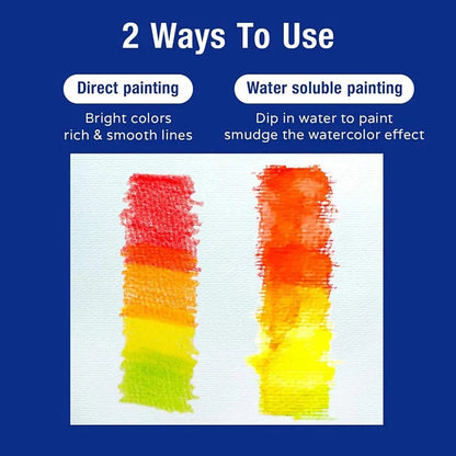 Professional Watercolor Pencil Set 12/36/48/72/120 Coloured Pencils Water Soluble Sketching Pencils with Brush Art Supplies