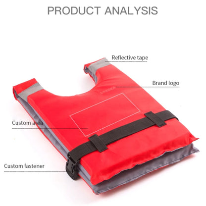 Jet Ski Life Vest for Men, Open-Sided, PFD Kayak Life Jacket, Survival Buoyancy Aids for Adults, 90 kg
