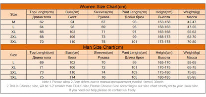 Autumn Couple Pajamas Sets Cartoon Men Sleepwear Leisure Cotton Plus Size Long Sleeve Women Homewear pijama Homme Mujer Dropship