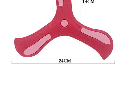 1PC Boomerang Children's Game Pet Toy Parent Child Interactive Toy Educational Outdoor Stress Relieving Toys Spinning Frisbee