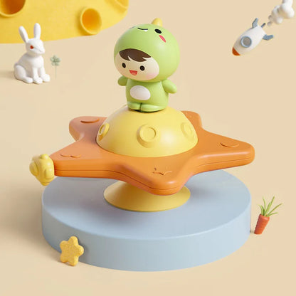 Catoon Bath Toys 6-12-18 Months Baby Toy Suction Cup Spinner Toys for Boys Girls 1 2 3 Years Sensory Toys for Toddler Kids Gift