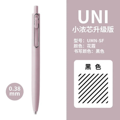 New Japan UNI Small Thick Core Gel Pen UMN-SF Summer Limited Thick Black Uniball One Low Center of Gravity Uniball Signature Pen