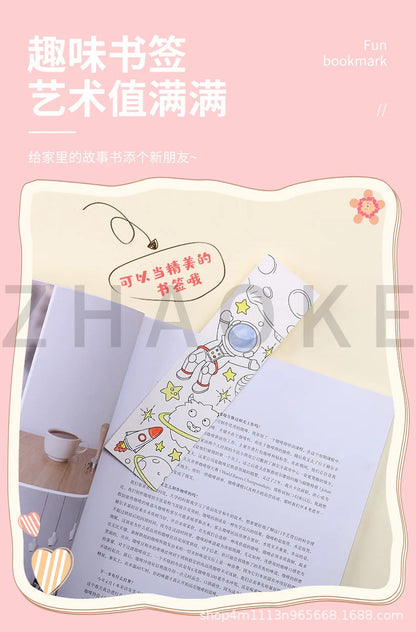 Kids Portable Watercolor Painting Book 12 Sheets Gouache Graffiti Picture 1 Pen Coloring Water Drawing Books Set Kids Toys Gifts