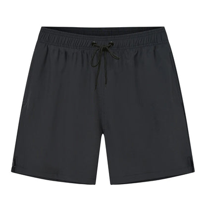 Datifer Brand 2026 Summer Mens Shorts Solid Polyester Gym Traje De Baño Hombre Breathable Mesh Liner Side Pockets Sport Swimwear