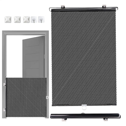 Retractable Baby Gate Pet Gate Extendable Baby Safety Gate Multifunctional Animal Fence Cat Barriers 40x125cm Pet Supplies