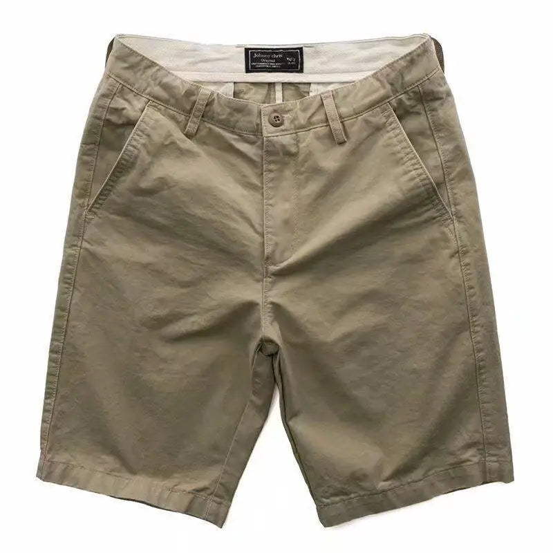 2024 New Summer American Retro Outdoor Hip Hop Men's Fashion Elastic Waist Zipper Minimalist Beach Leisure High Street Shorts