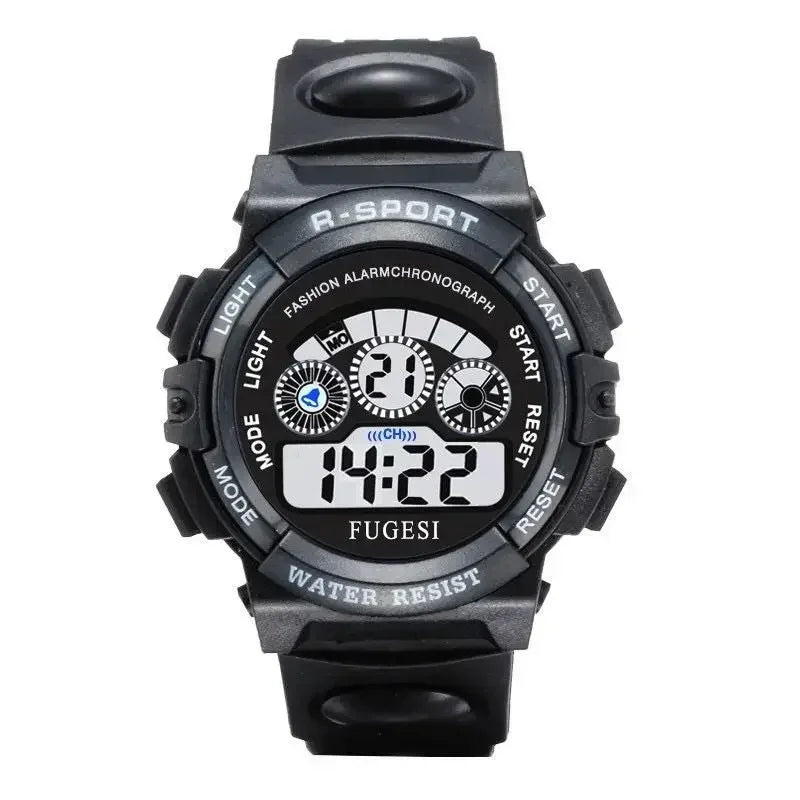 Children Luminous Electronic Watches Dial Waterproof Multi-function Alarm Clocks LED Digital Wrist Watch for Boys and Girls