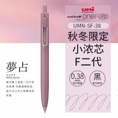 New Japan UNI Small Thick Core Gel Pen UMN-SF Summer Limited Thick Black Uniball One Low Center of Gravity Uniball Signature Pen