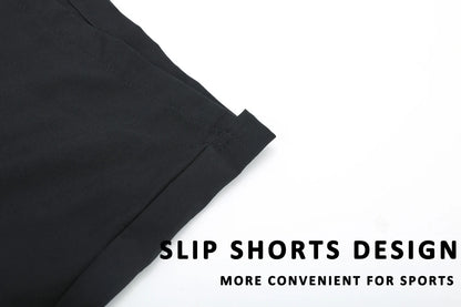 Datifer Brand 2026 Summer Mens Shorts Solid Polyester Gym Traje De Baño Hombre Breathable Mesh Liner Side Pockets Sport Swimwear