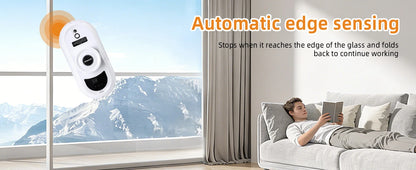DIVEDEER White/Black Home Automatic No Spray or Water spray Window Cleaning Robot Intelligent Wipe  High-rise Large Area Window