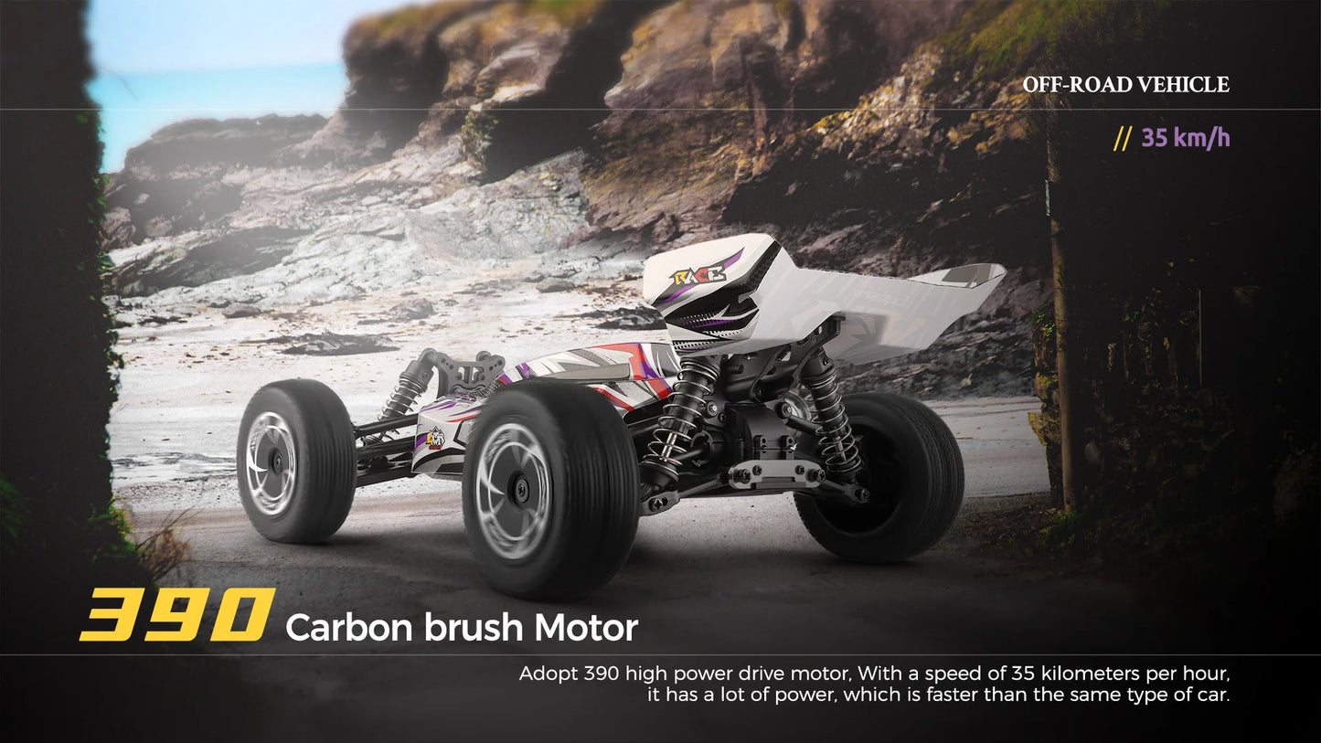 WLtoys 144016 Fast RC Cars 35KM/H OR 75KM/H 1/14 off Road 4WD Drift Toys,2.4G Remote Control Monster Truck for Adults and Kids