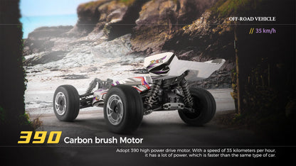 WLtoys 144016 Fast RC Cars 35KM/H OR 75KM/H 1/14 off Road 4WD Drift Toys,2.4G Remote Control Monster Truck for Adults and Kids