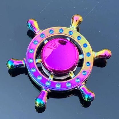 Dragon Wings Hand Spinner High Speed Low Noise Fingertip Gyro Alloy Anti Pressure Metal Rainbow Finger Spinner Children Toys