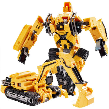 AOYI Cool 8 IN 1 Oversize Devastator Toys Boy Anime Hook Action Figures Robot Car Engineering  Vehicle Model Kids