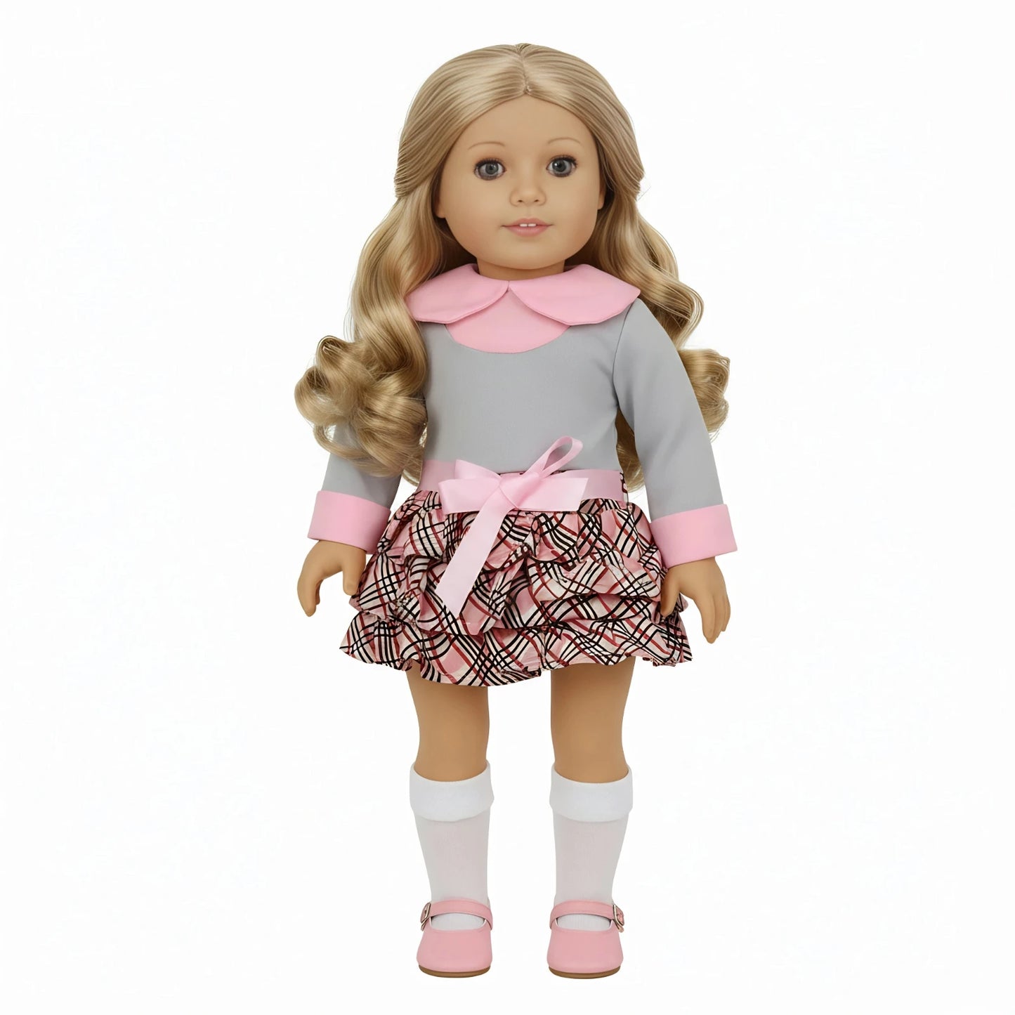 Doll Clothes Pretty Dresses Coat Daily Clothing Fashion Set For 43CM Baby Doll&18Inch American Doll,Girl Toys DIY Gifts