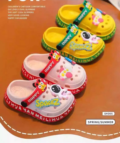 Shoes  Children's  Cartoon Baby Soft-Soled Sandals – Ultra-Light Anti-Slip Infant Closed-Toe Sandals for Boys & Girls Beach
