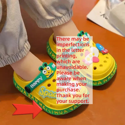 Shoes  Children's  Cartoon Baby Soft-Soled Sandals – Ultra-Light Anti-Slip Infant Closed-Toe Sandals for Boys & Girls Beach