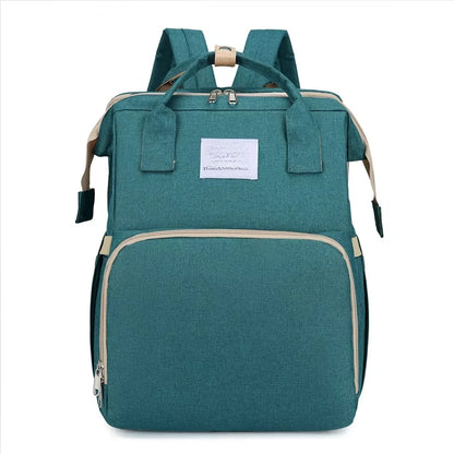 Mommy Diaper Bags Baby Bed Mother Large Capacity Nappy Milk Bottle Backpacks with Changing Mat Convenient Baby Nursing Bags