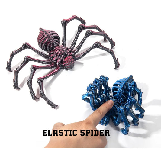 3D Printed Spider Animals Toy Realistic Colorful Spider Figurine Articulated Fidget Toy for Spider Lovers Halloween Horror Toys