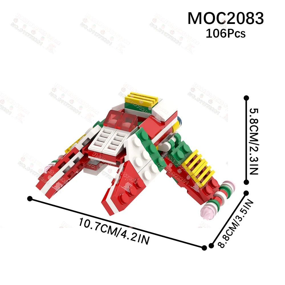 Sci-Fi Movie Series Droid Building Blocks Creative Mini Collector Turret Robot Annihilator Robot Model Bricks Toys For Kids Gift