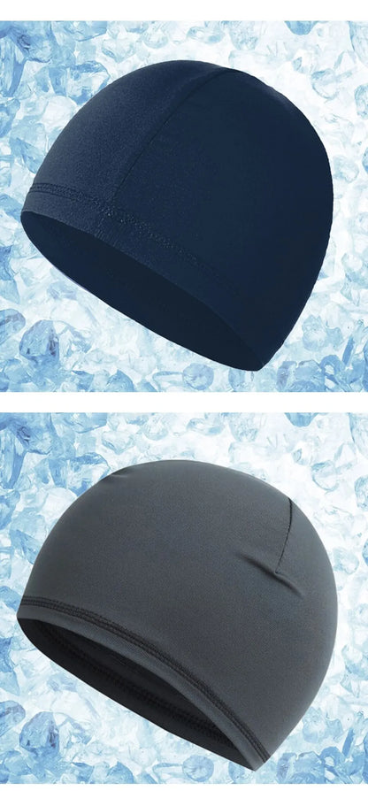 2 Pcs Cooling Skull Cap Helmet Liner Cycling Cap Cooling Cap Sports Helmet Cap for Men Women Running Skiing Hat