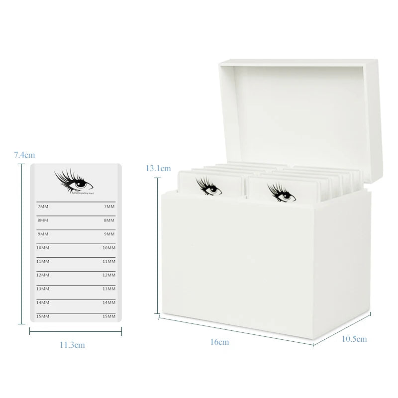 Beauty Salon 10Layers Acrylic Eyelash Extensions Storage Box Lash Tile Palette Box lash boxes packaging wholesale lash supplies