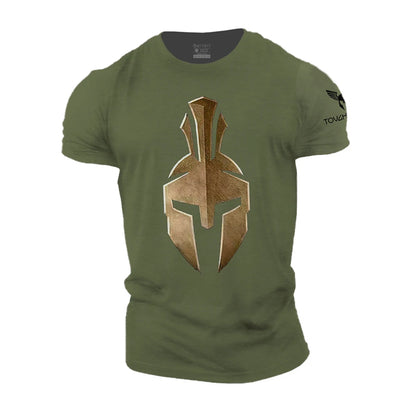 2023 Super New Spartan Warrior Fitness Sports 3D Printed T-shirt Unisex Short Sleeve Breathable Outdoor Casual Street Top 6XL