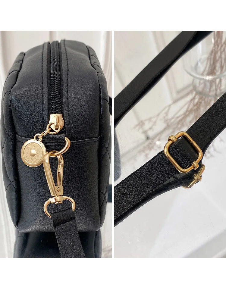 Tassel Small Messenger Bag For Women 2023 Trend Lingge Embroidery Camera Female Shoulder Bag Fashion Chain Ladies Crossbody Bags